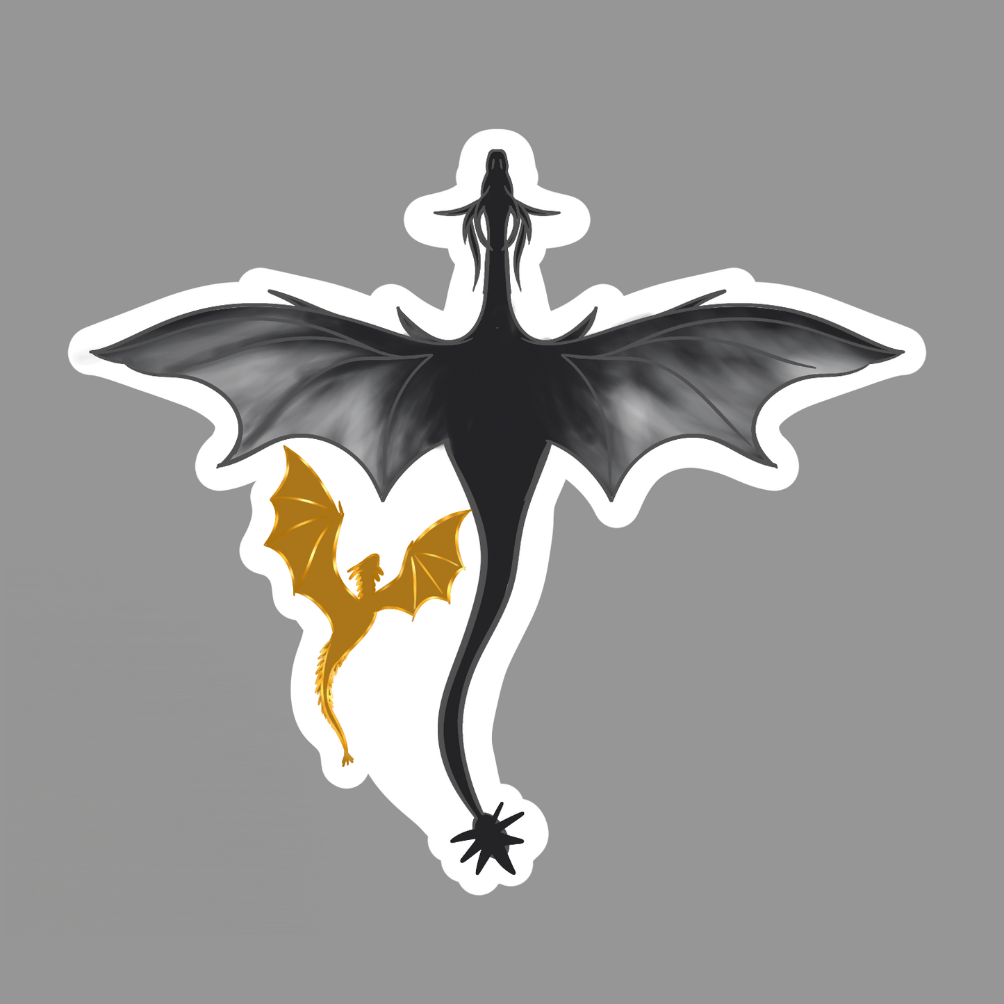 Gold and Black Dragon