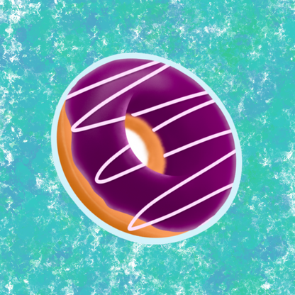 Blueberry Donut