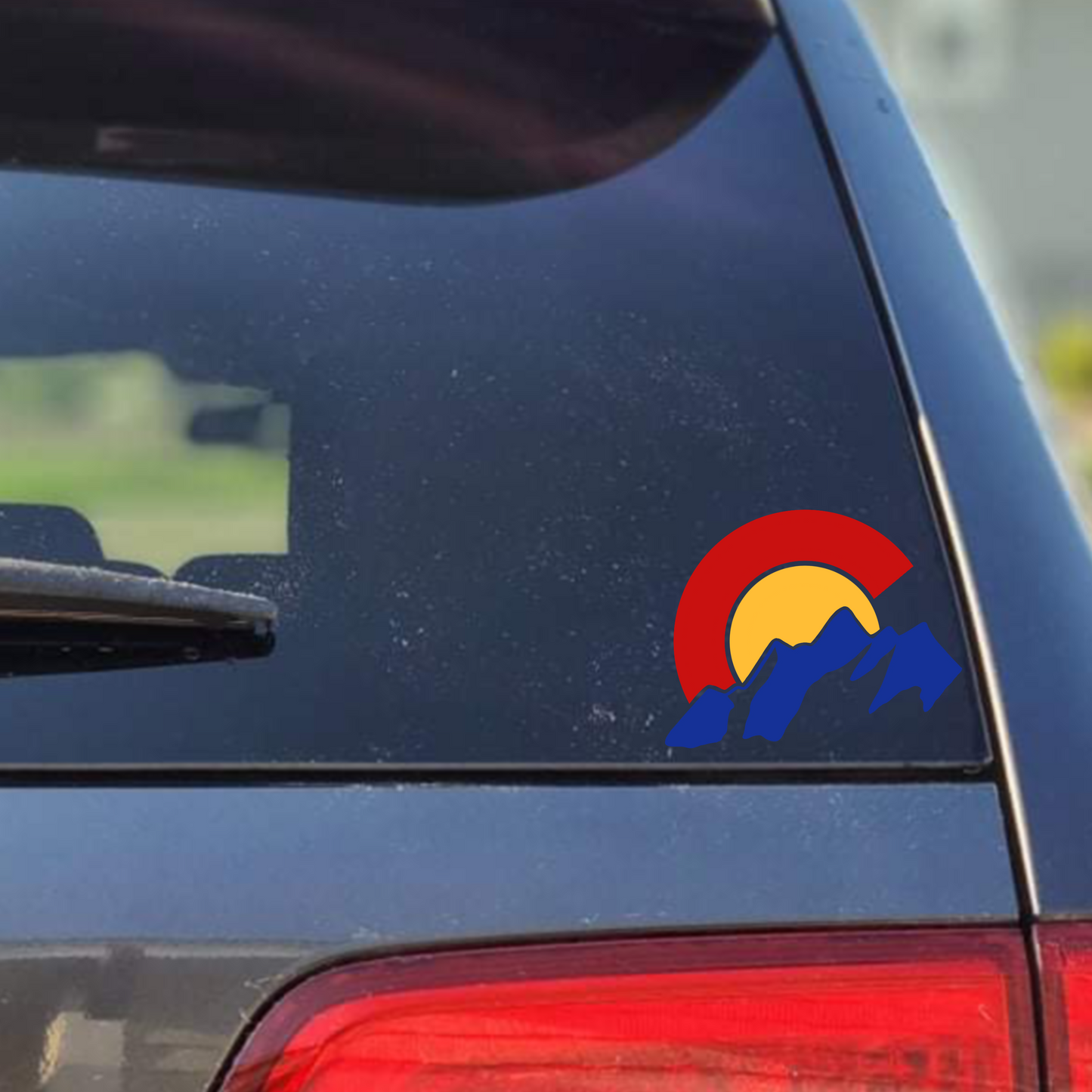Colorado Mountain Decal