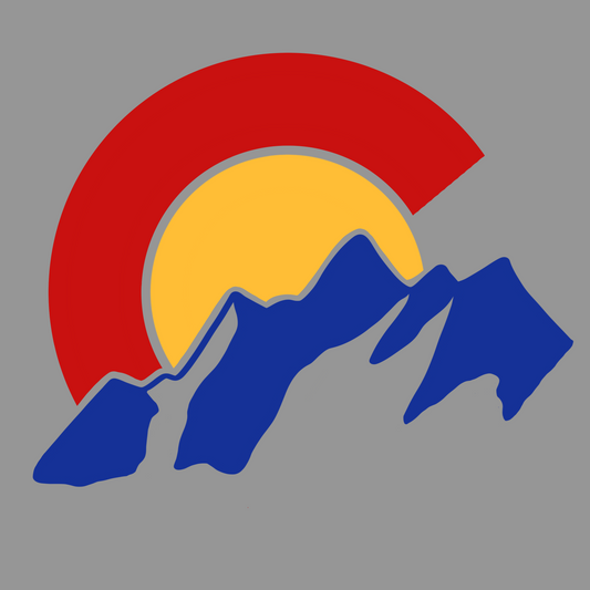 Colorado Mountain Decal