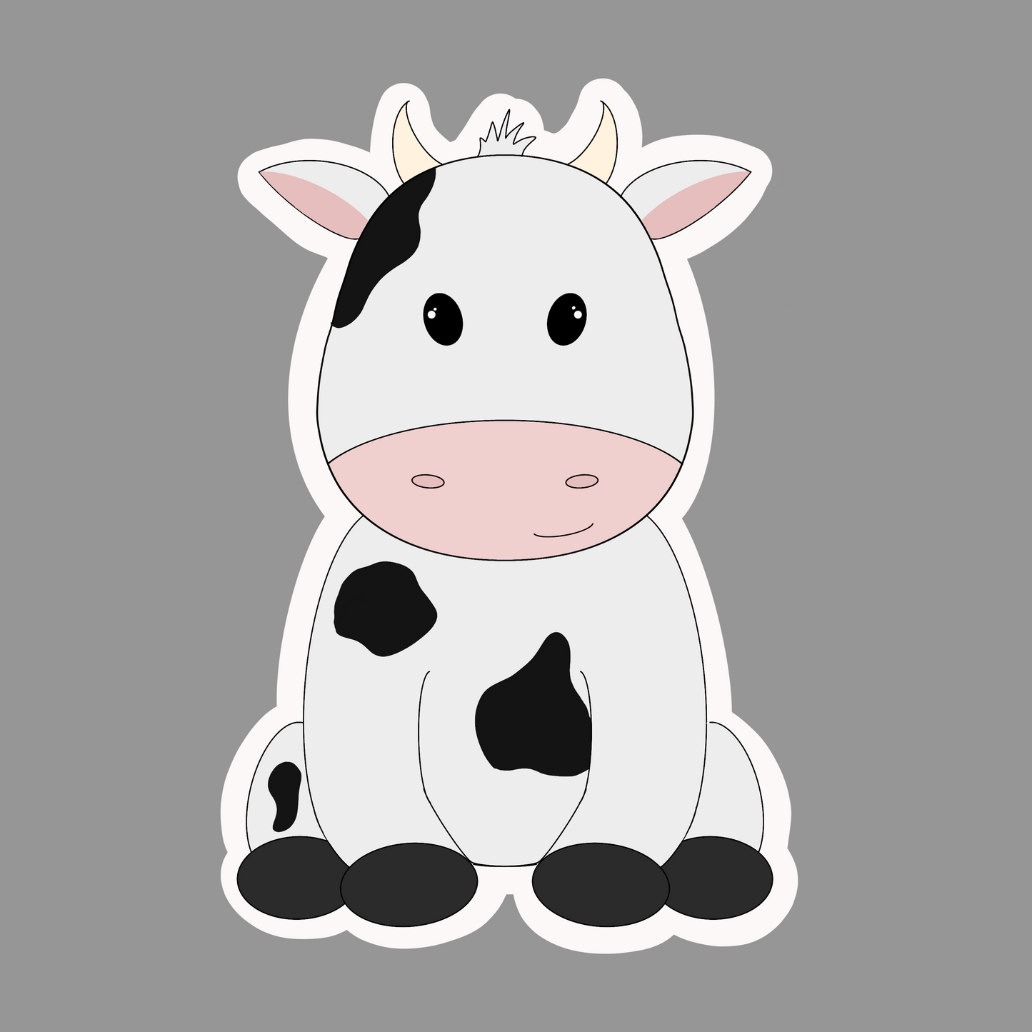 Sitting Cow