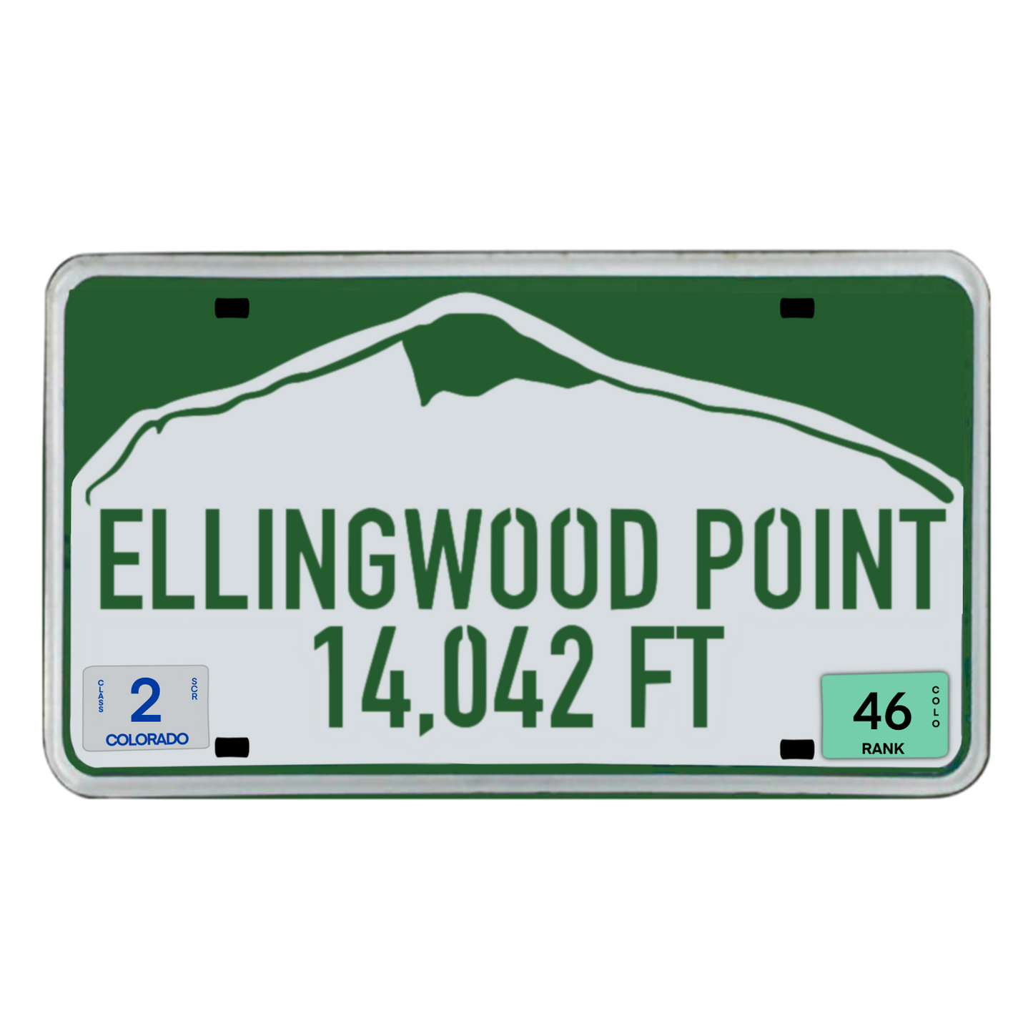 Individual Colorado 14er Stickers