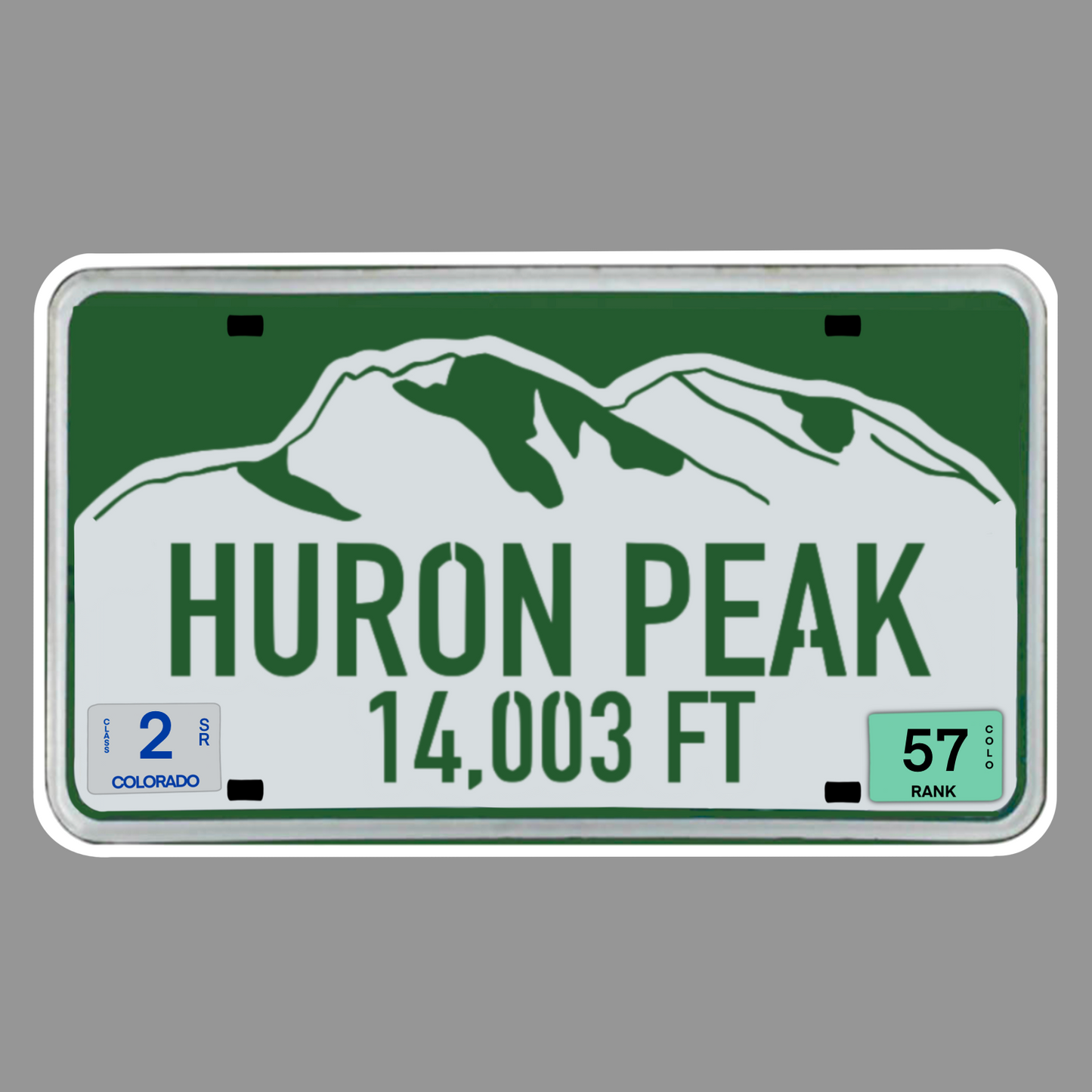 Individual Colorado 14er Stickers