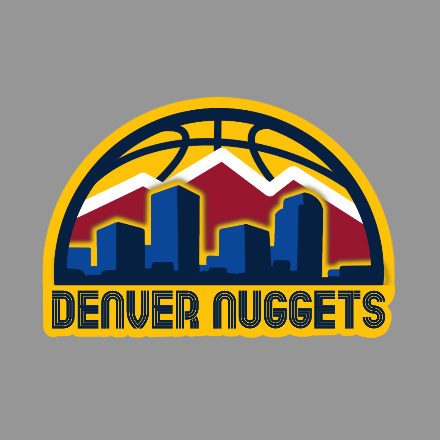 Denver nuggets skyline deals logo