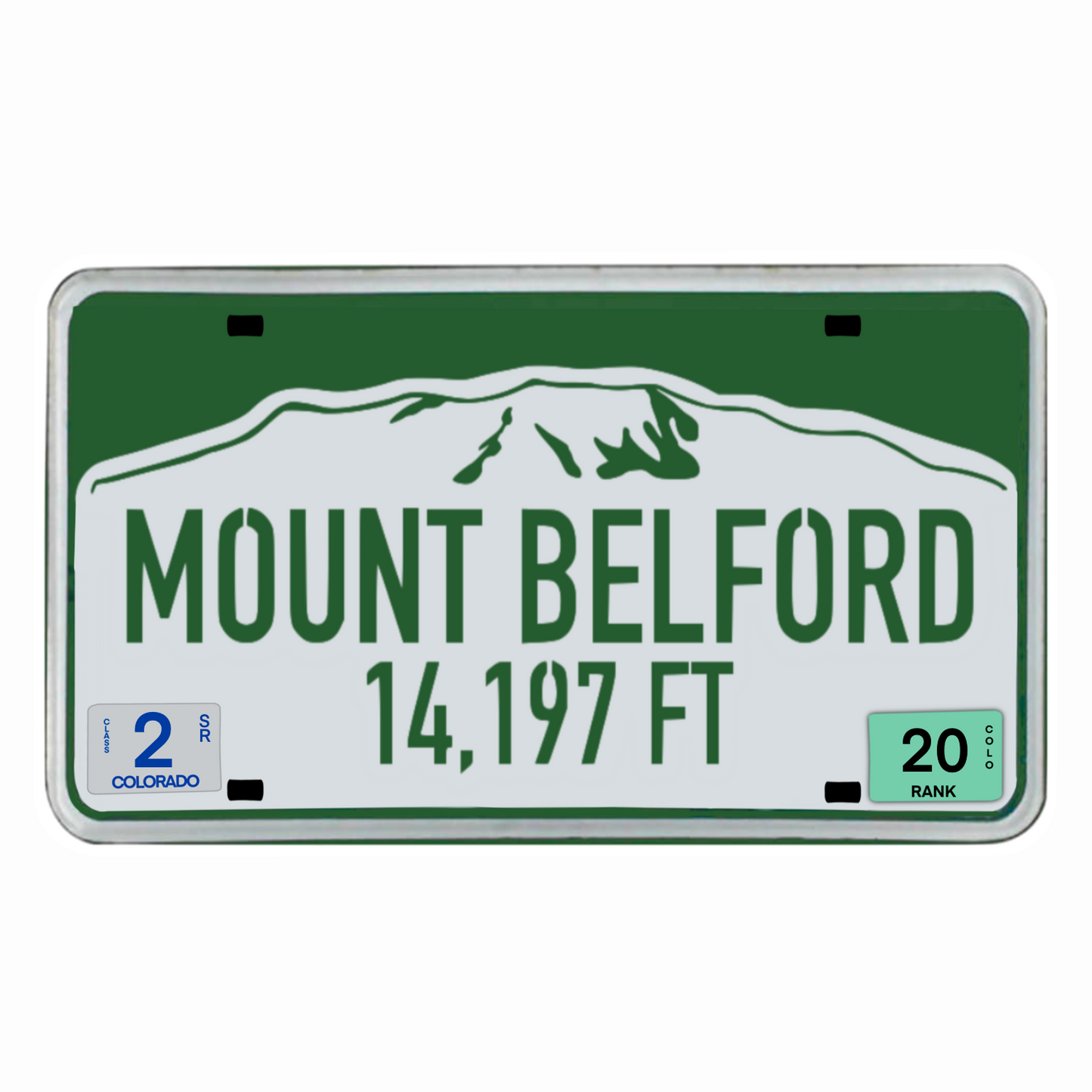 Mini Colorado 14er Stickers