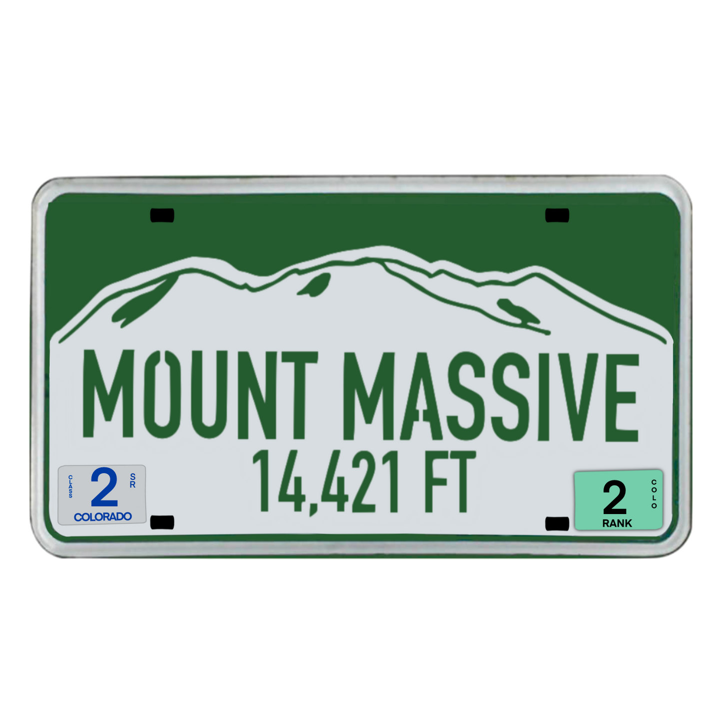 Individual Colorado 14er Stickers