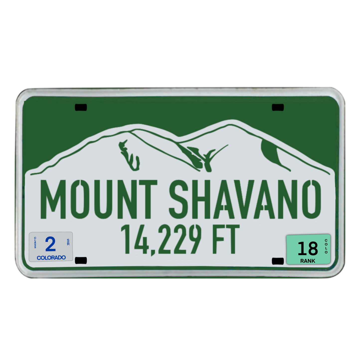 Individual Colorado 14er Stickers