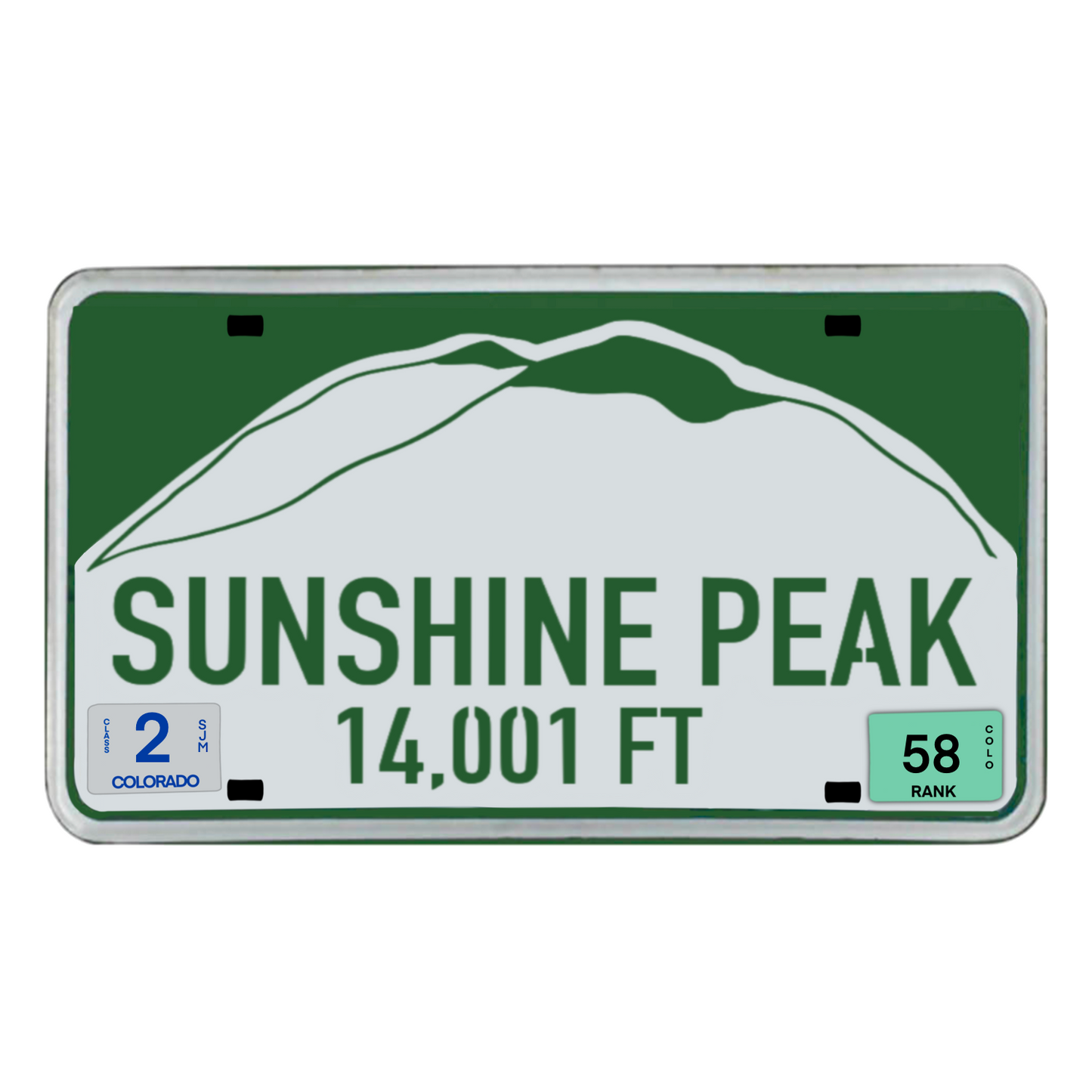 Individual Colorado 14er Stickers