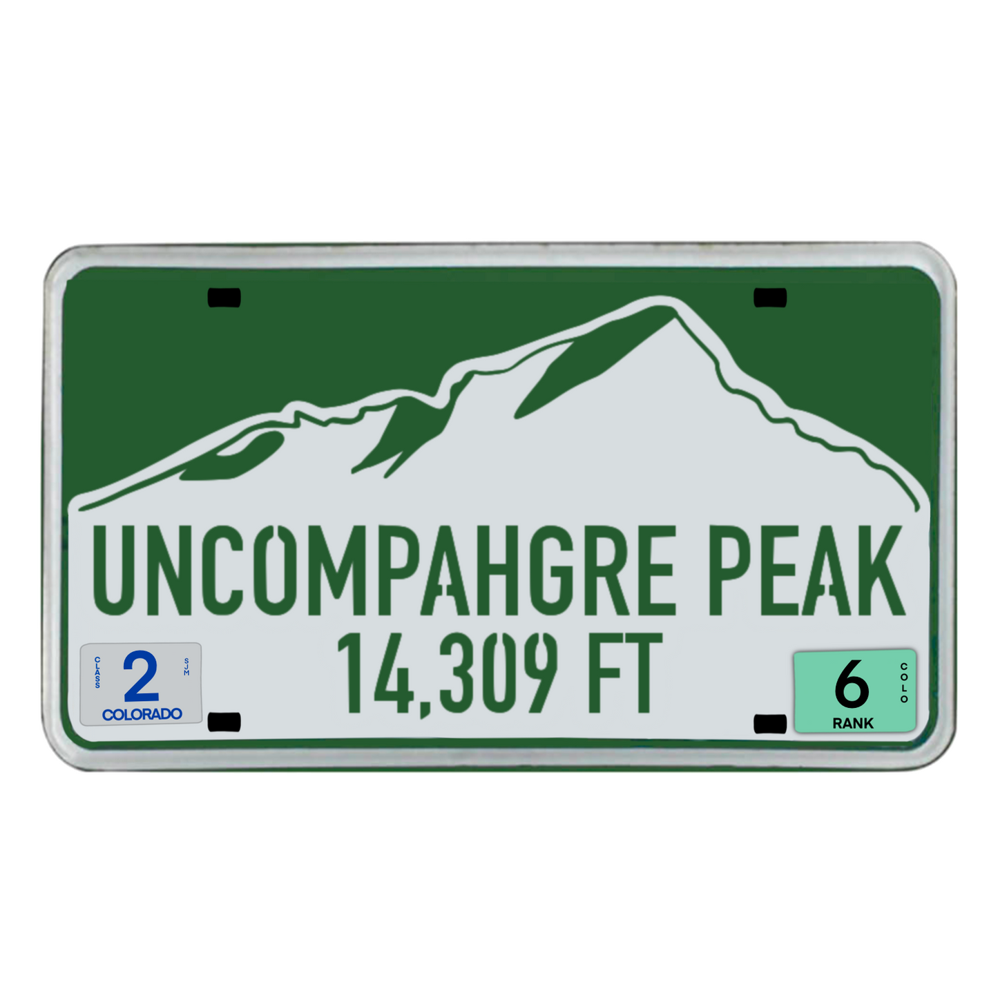 Individual Colorado 14er Stickers